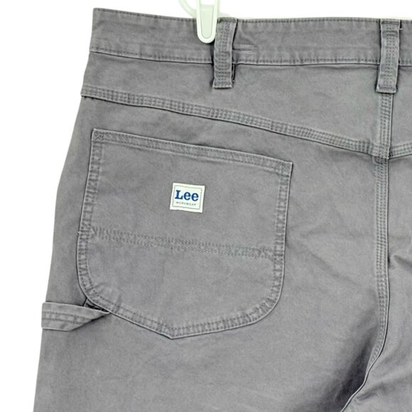 Lee Workwear Men's Painters Grey Pocket Tool Heavy Duty Carpenter Shorts 44 NWT - Picture 4 of 11